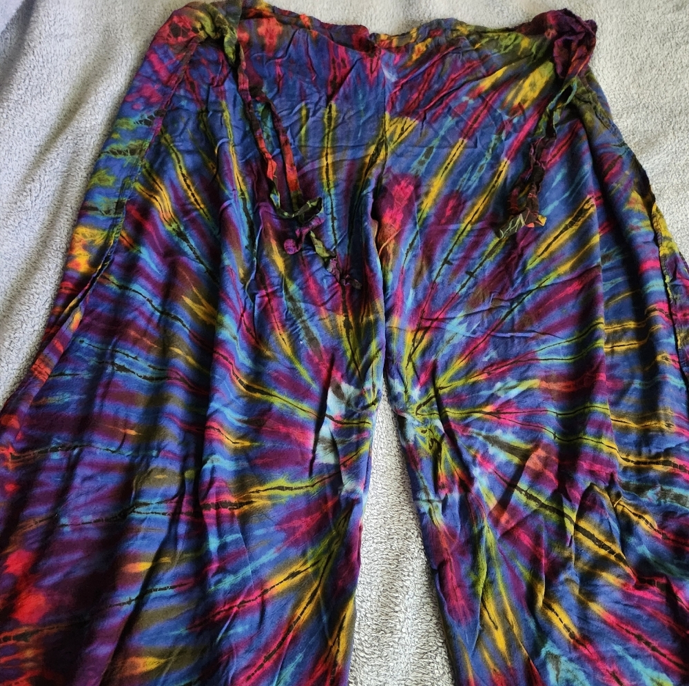 Jayli Tie-Dye Wrap Pants